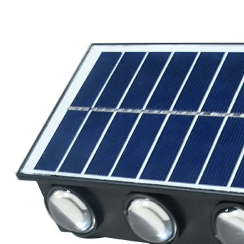 Solar Powered For Balcony Lights Solar LED Spotlight Outdoor Waterproof Upper Lower Lighting Porch Light Streetlight-B51B