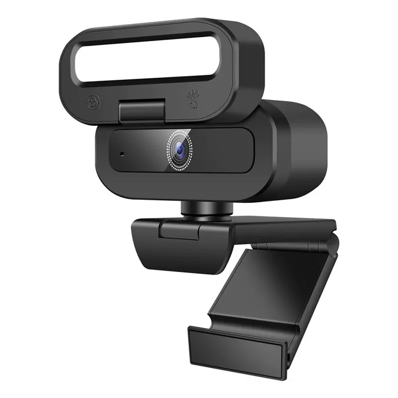 N36R-Live 4K 60FPS Webcam USB Autofocus Camera Rotatable Microphone For PC Fill Light Streaming For Laptop
