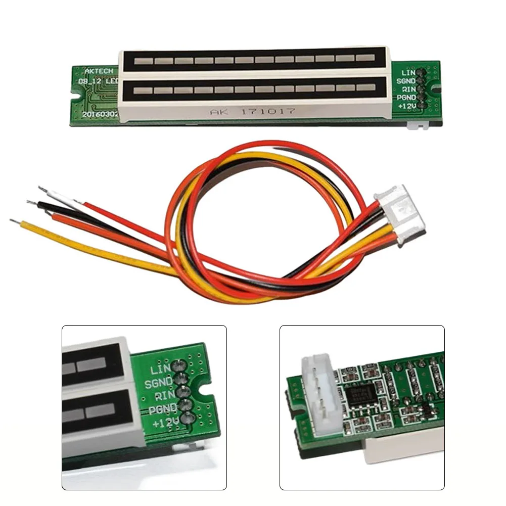 

Визуализатор звуковой цепи Светодиодный индикатор уровня музыки Профессиональная схема мониторинга звука Функциональность пикового дисплея