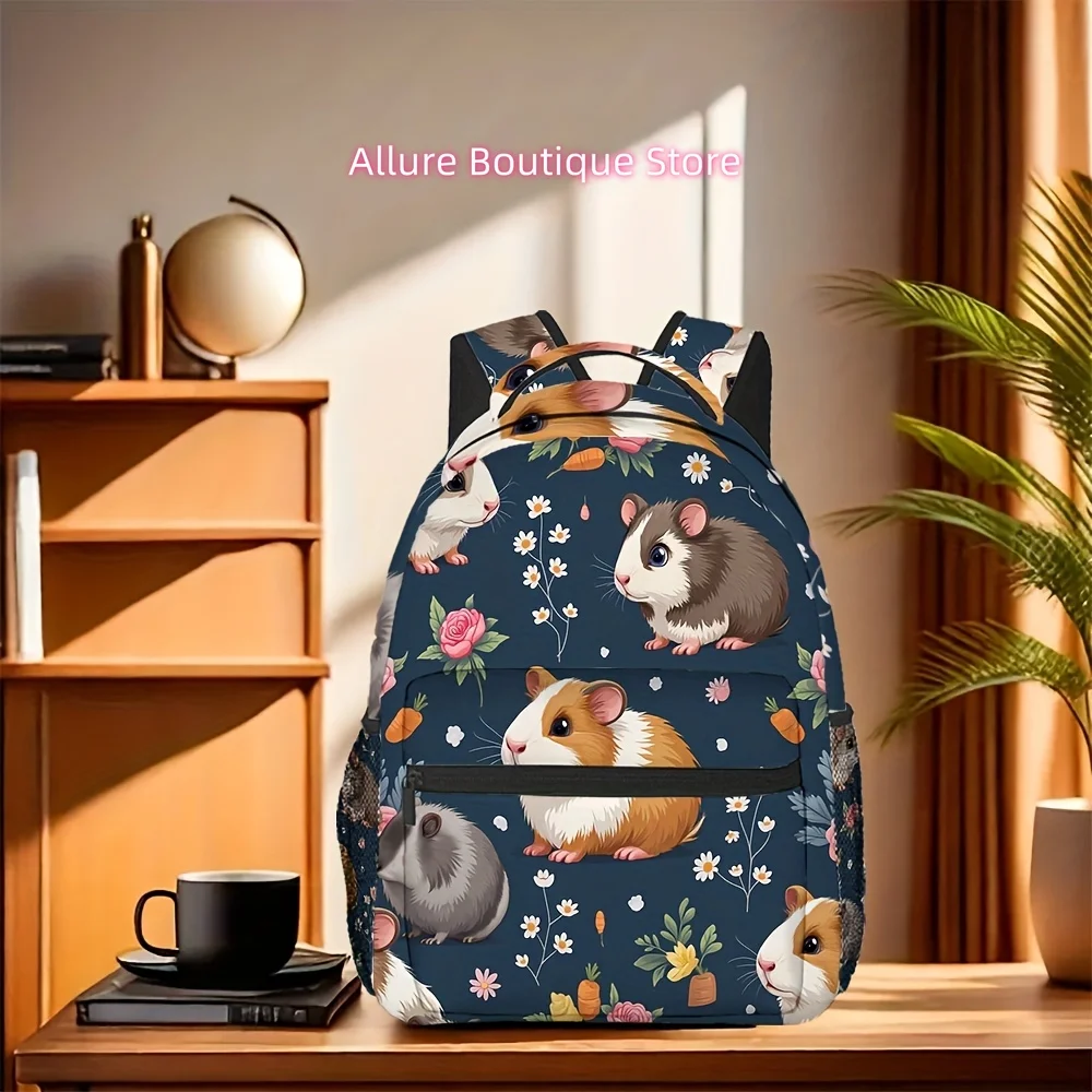 1pc Guinea Pig Backpack, Stylish and Functional, Suitable for Campus and Casual Use, for Teenager