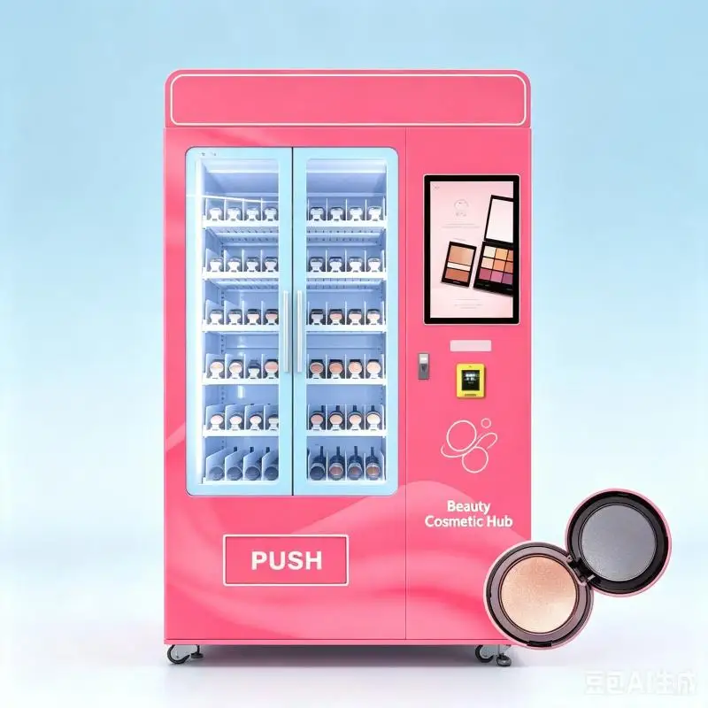 Cosmetics Beauty Vending Machine Customized Smart Makeup Dispenser Touch Screen Retail Kiosk Skincare Store Mall Solution