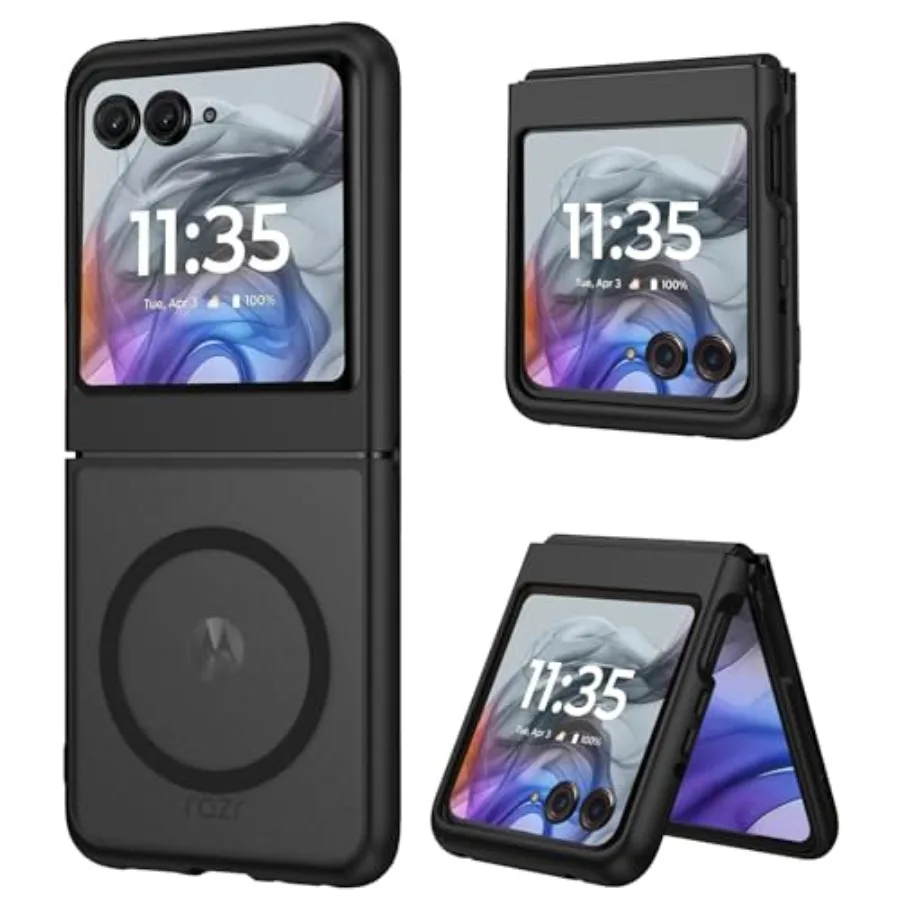 

for Motorola Moto Razr 2026/2025/2024 Magnetic Case, Moto Razr 60/50 Case[Compatible with MagSafe], Shockproof Protective Phone