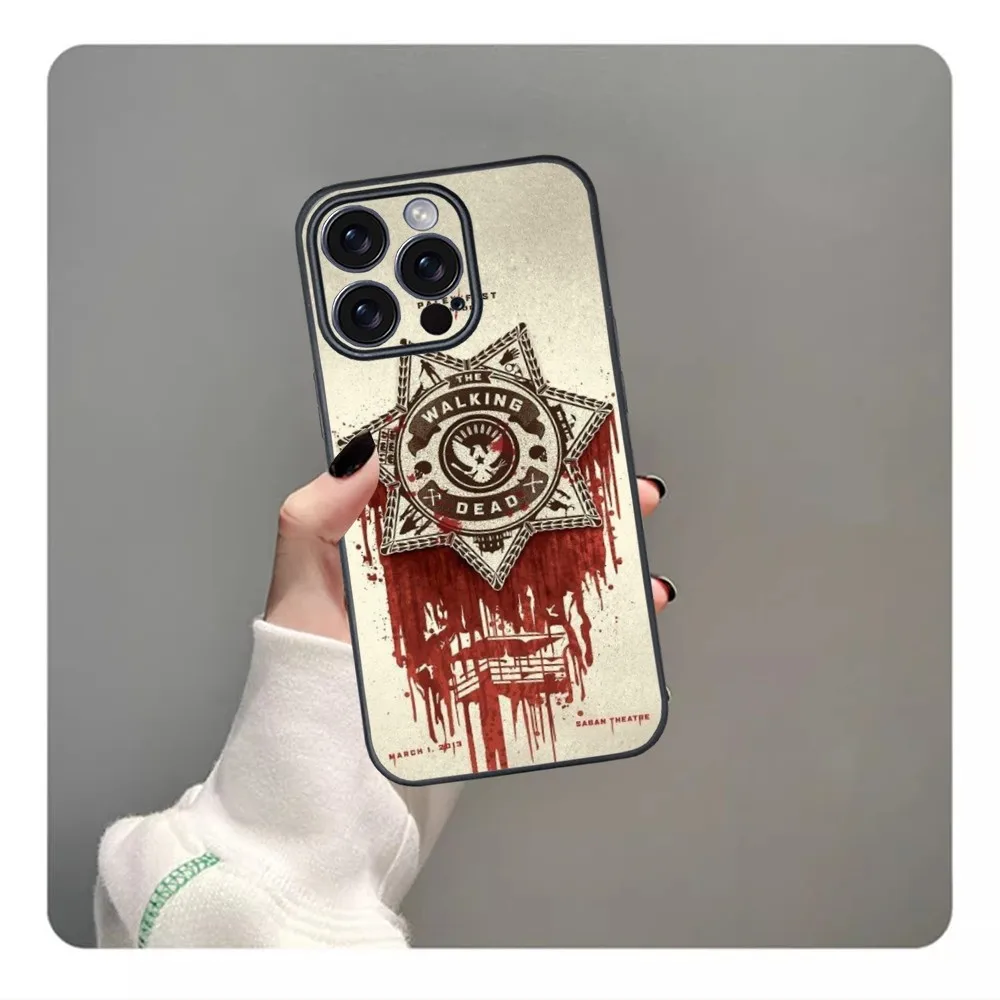 The W-Walking D-Dead Phone Case For iPhone 16 15 14 13 12 11 PRO MAX PLUS Mini TPU Soft to Skin-friendly case