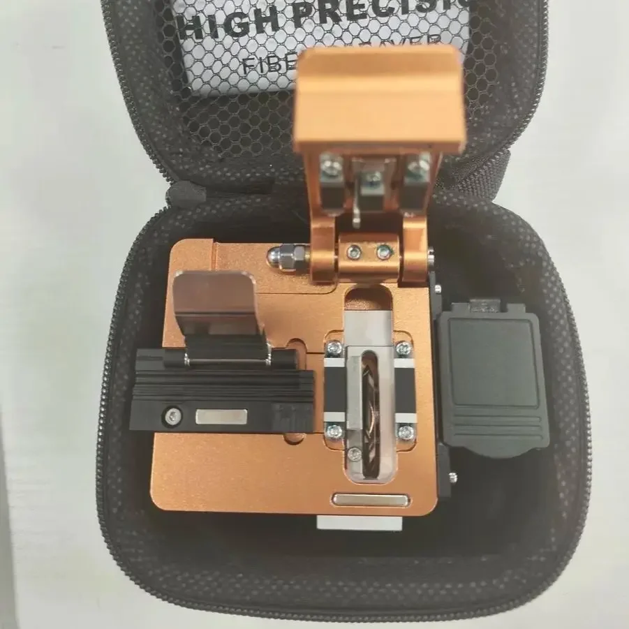 S09 Fiber Cleaver High Precision Optical Fiber Cutter with Waste Fiber Box S09 Optical Fiber Cutter