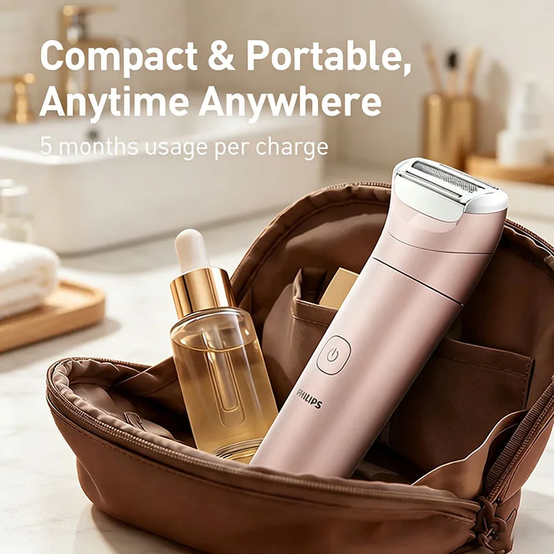 Philips BRL128 Electric Shaver Dual-Purpose Wet Dry Full Body Washing Hair Removal Device Suitable Armpits Arms Thighs Abdomen