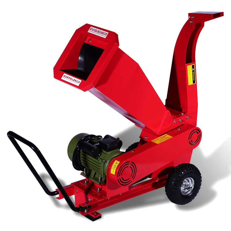 Customized Landscape Wood Chipper Fast Action Engine Driven Shredder For Garden And Estate Work