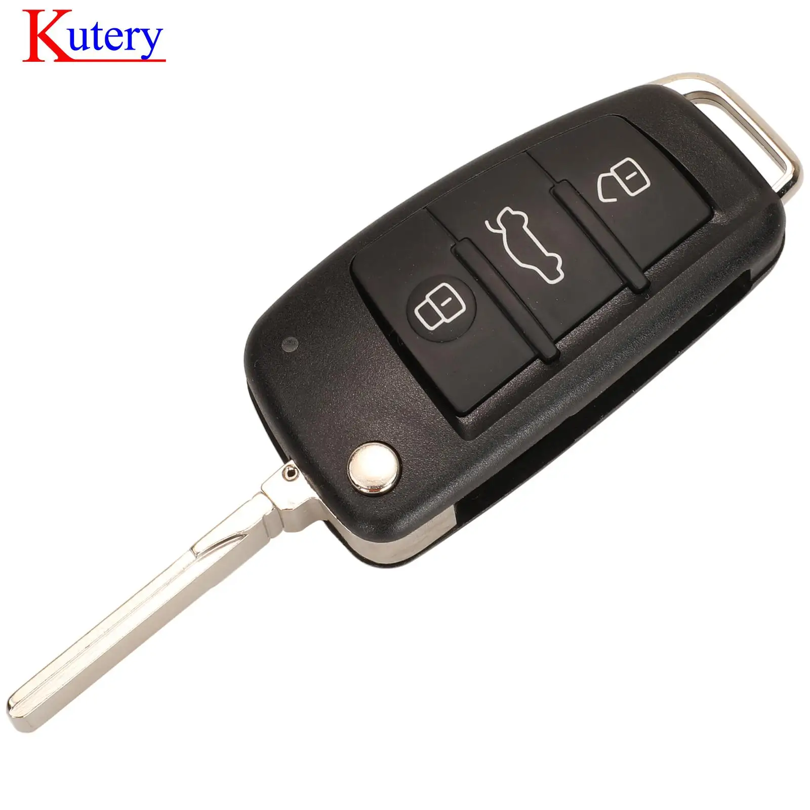 jingyuqin New 433/315MHZ ID48 Chip 8X0837220/8X0837220D Flip Remote Control Car Key Fob For Audi A1/Q3 2011-2017 TT R8 2009-2010