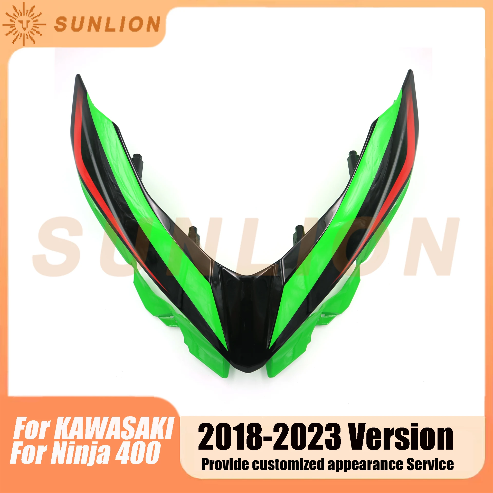 For Kawasaki Ninja 400 EX400 2018 2019 2020 2021 2022 2023 front fairing headlight fairing 18 19 20 21 22 23