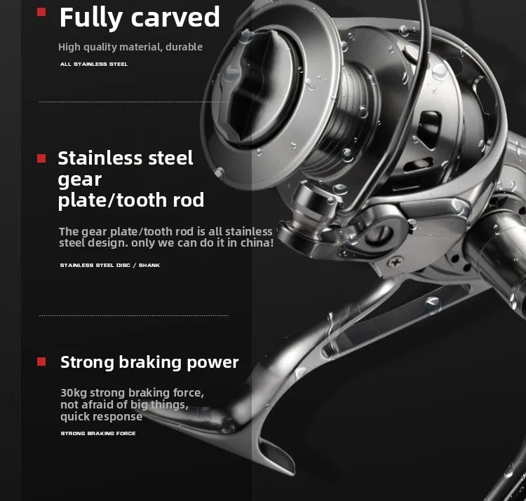 모든 금속 알루미늄 합금 바디, 카본 브레이크, 스테인리스 스틸 톱니 디스크 회전 휠