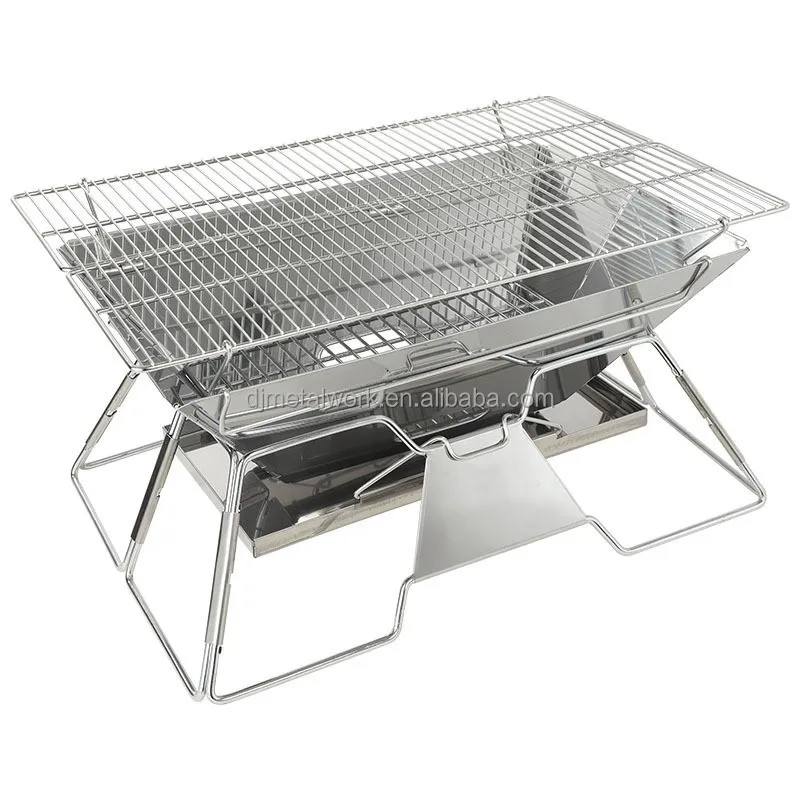 Garden DIY Fire Pit Table Brazier with BBQ Grill