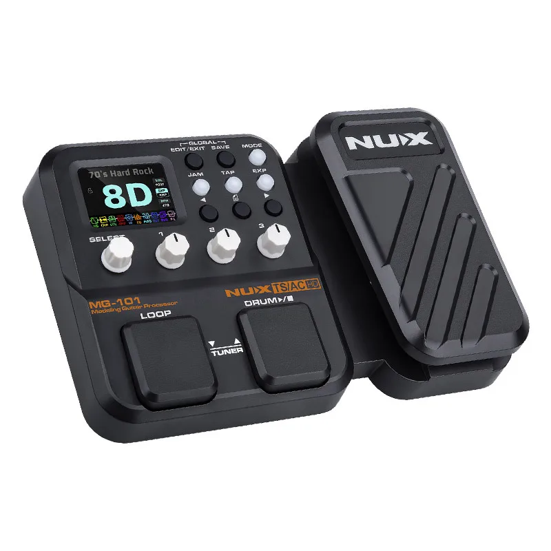 

NUX Nux MG-101 Electric Guitar Comprehensive Effect Pedal Effects Bass Professional Drum Machine Accompaniment LOOP Recording