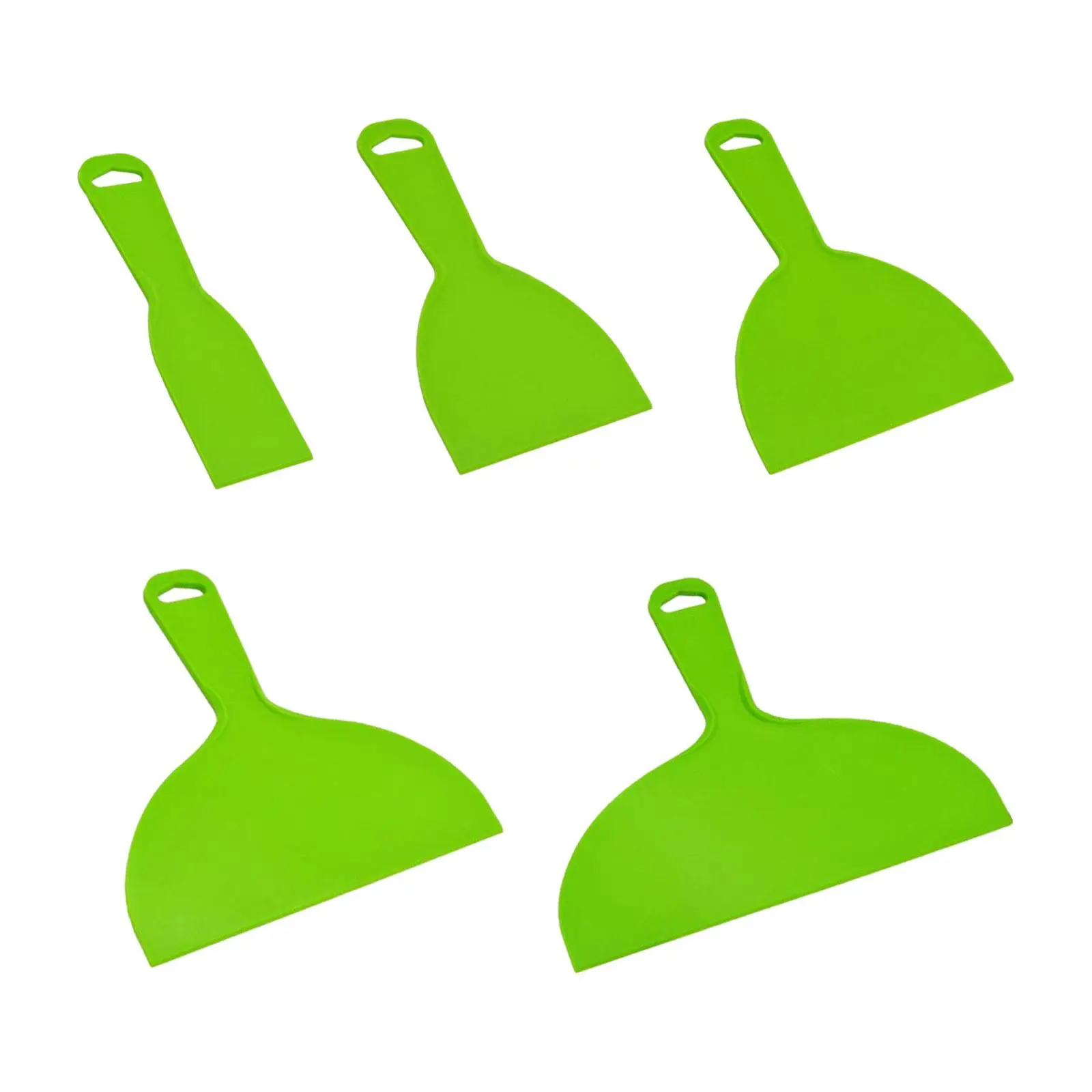 Plastic Putty Knife Safe Durable Convenient Plastic Putty Knife Scraper for Painting Wall Paper Spackling Patching Decals