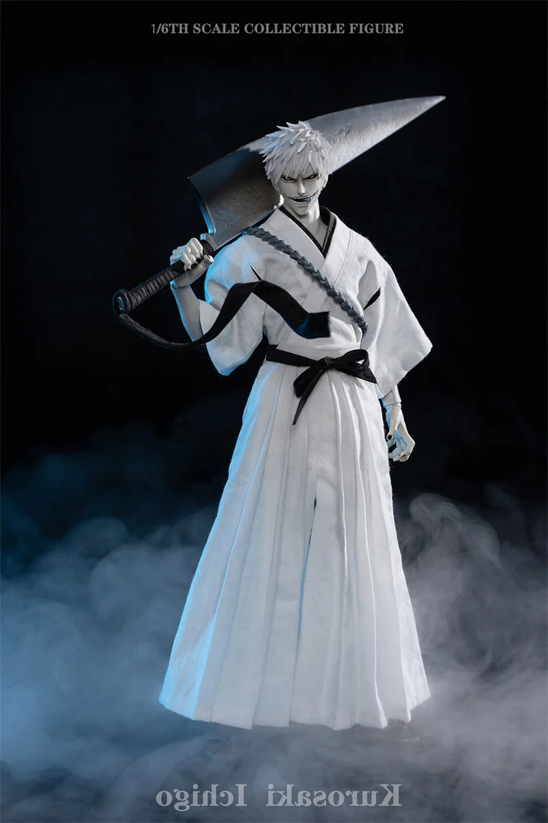 Bleach Branco Kurosaki Ichigo Figura de Ação, Modelo Colecionável, 34cm, 1:6, Brand New Stock