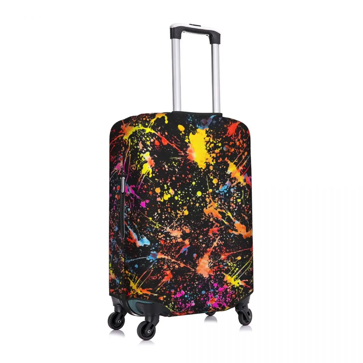 Custom Colorful Camouflage Suitcase Cover Washable Abstract Street Graffiti Art Luggage Covers Protector for 18-32 inch