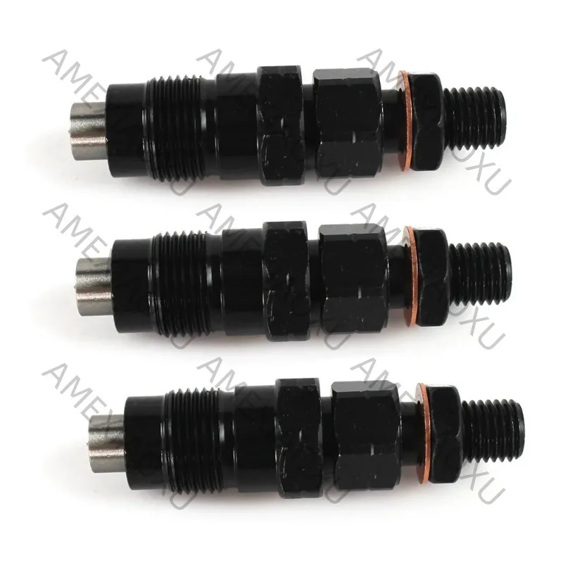 wanwu  3pcs New Fuel Injector H1600-53000 16001-53002 16001-53000 For Kubota D722 Engine