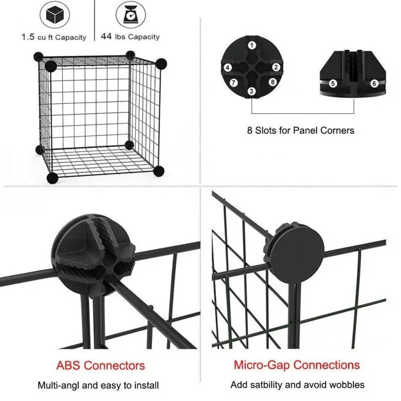 Pet Cat Cage DIY Indoor Large House Outdoor Large Cat House Villa Multi Door Window Folding Detachable Large Hous