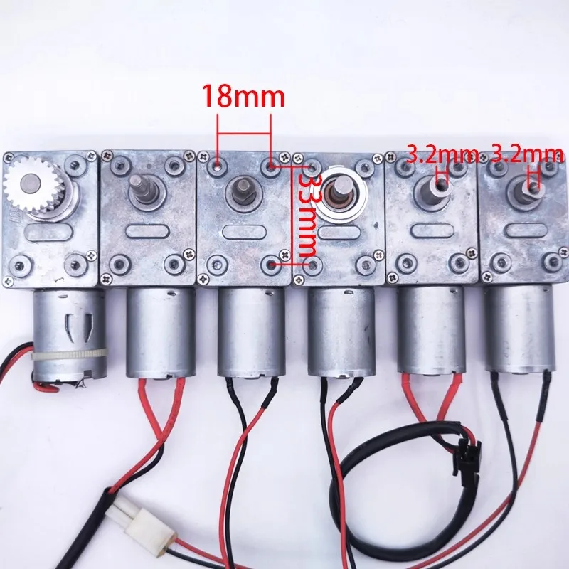 Range hood lifting worm gear reducer motor JS4632/370-12V 3rpm 4rpm DC