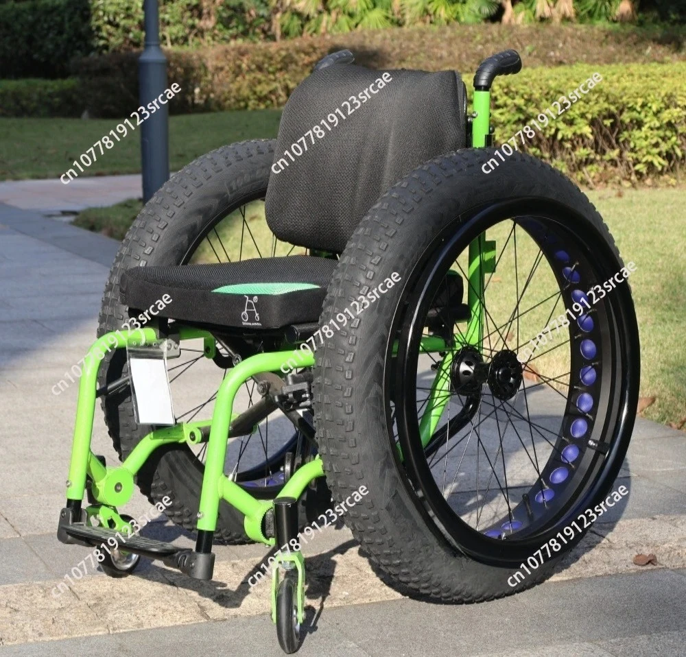 24 inch x4.0 inch beach wheelchair wheel fat tire 24 inch wide fat wheelchair snow wheel Mu Niu wheelchair parts