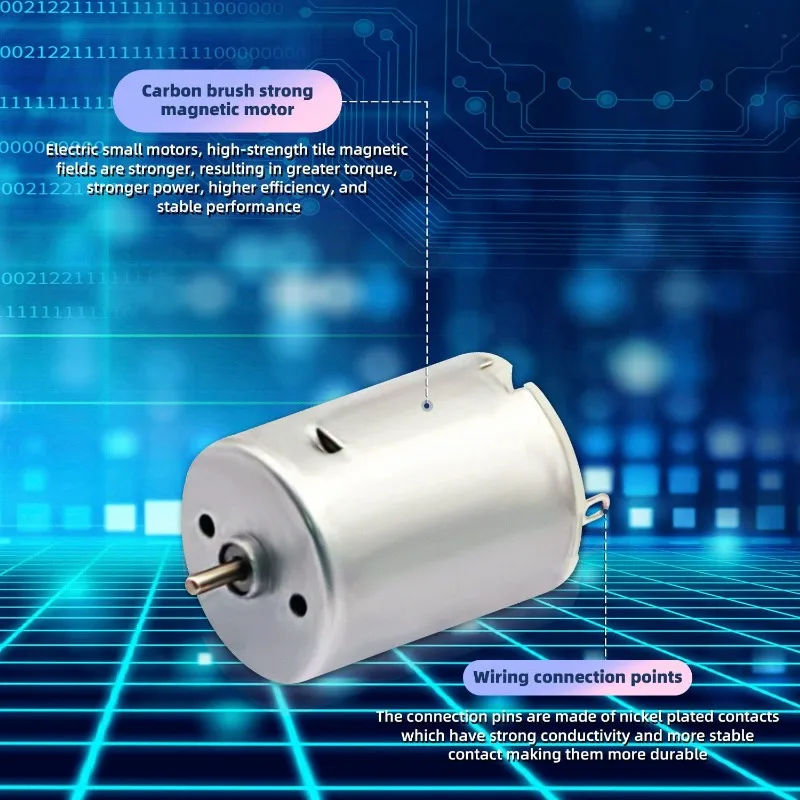 8PCS Mini DC Motors R280 High Torque High RPM DC Motors 3-12V 13500RPM or DIY Toys Mini Fans Juicer Water Pump Beauty Instrument