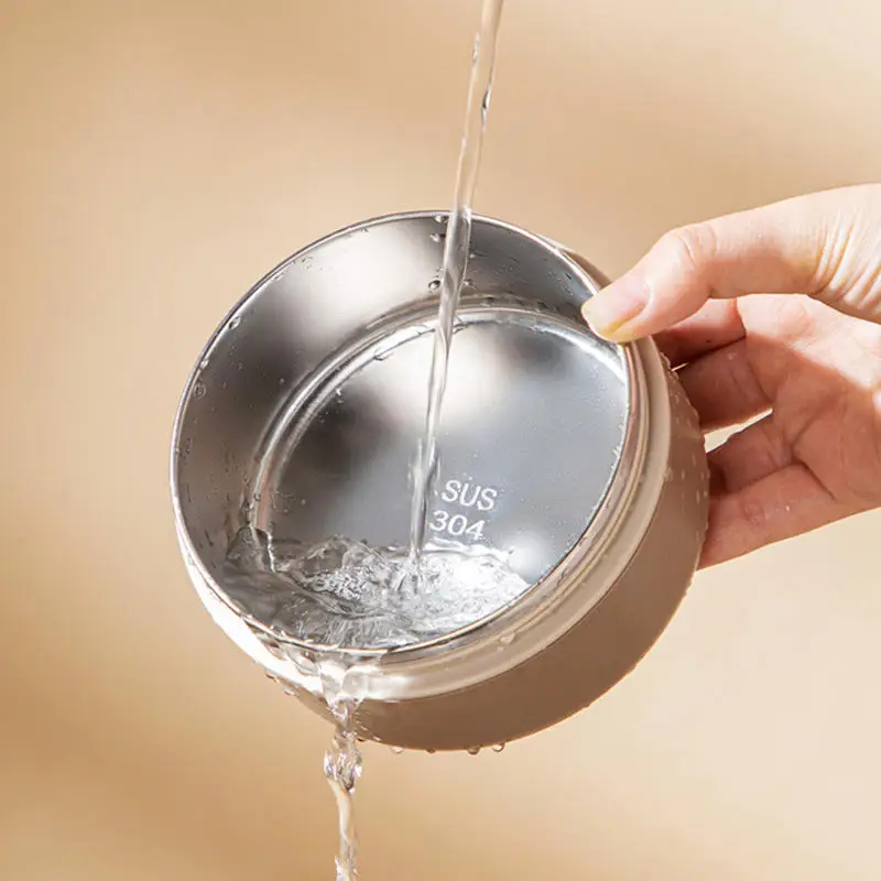 Frasco térmico de alimentos 350ml/650ml, copo de sopa isolado, recipientes térmicos, saco de refeição portátil de aço inoxidável, lancheira especial