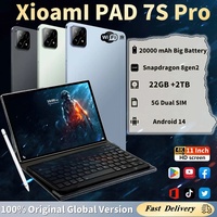 2025 Xioami Pad 7s Pro Original Tablet 11'' Android 14 Tab 5G Dual SIM 20000mAh WIFI HD Screen Children's Tablets Kids Tablet PC