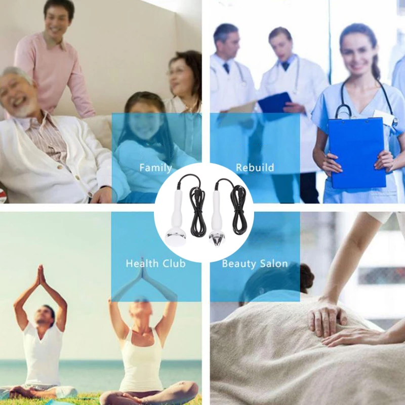 New Face Eye Ultrasound Probe Tip Probe Flat Massage Head For Ultrasonic Beauty Instrument Accessories