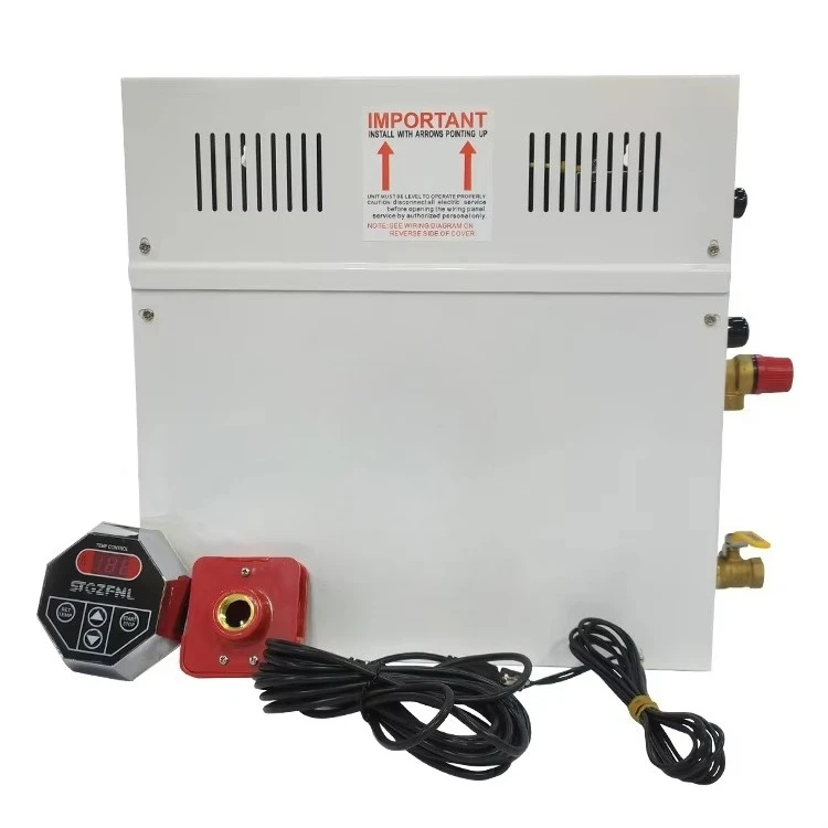 Electric Steam Generator for Sauna, Wet Steam Bath Machine with Remote Control