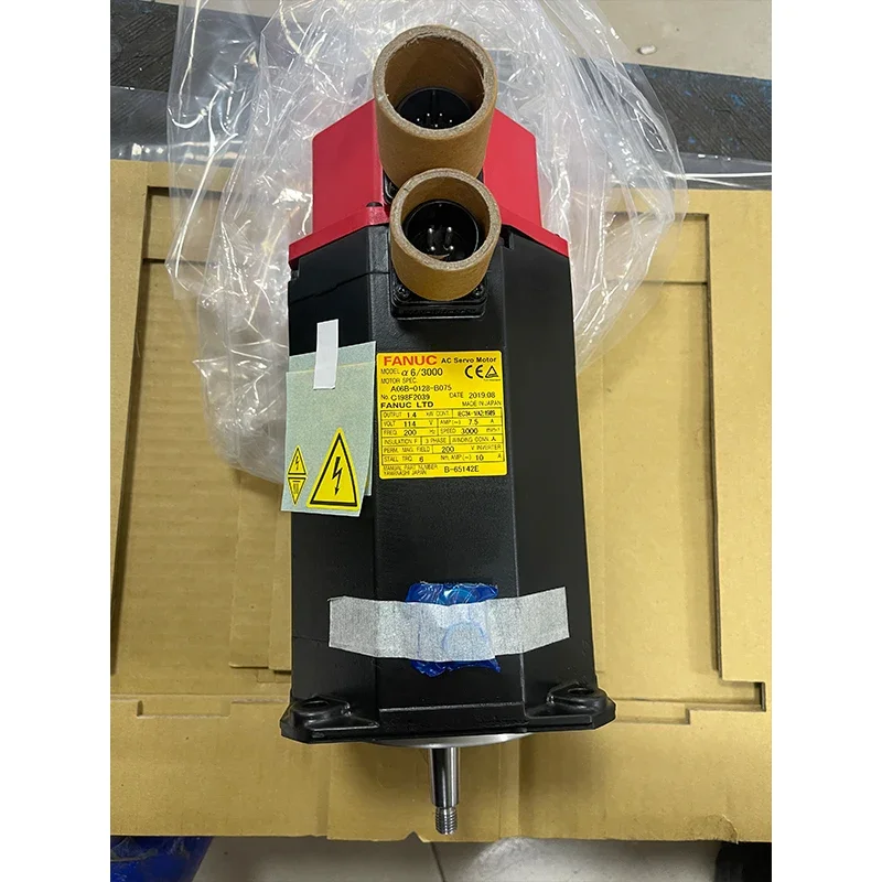 A06B-0128-B075 Original Alpha Cnc Ac  Servo Motor  Ac Servo Motor