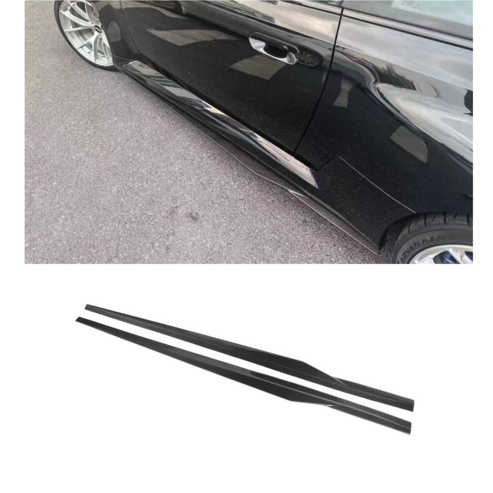 

STLFDry Carbon Fiber M2 G87 Front Bumper Lip Splitters Side Skirts MHC/R44 Style Auto Part for BMWs M2 G87 2023-In M2 G87 Side S