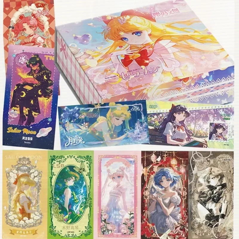 美少女戦士セーラームーン-アニメ-マジカルガール-トレーディングカード-ブースターボックス-キャラクターコレクタブル-ゲームカード-ホビートイ-ティーンガール向け誕生日プレゼント