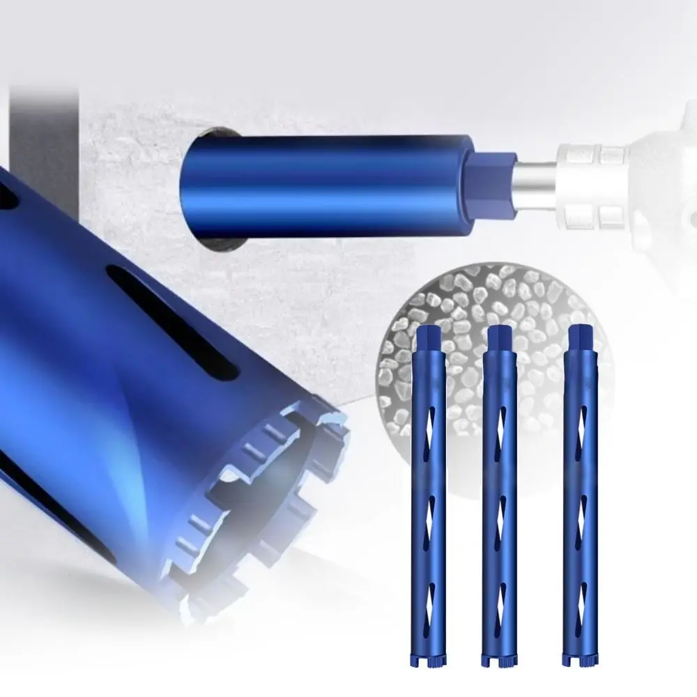 

Diamond Core Hole Drilling Tool 32x370mm Quick Drying Concrete Perforator Water Head Integrated Mountain Tooth Wet Dual-purpose