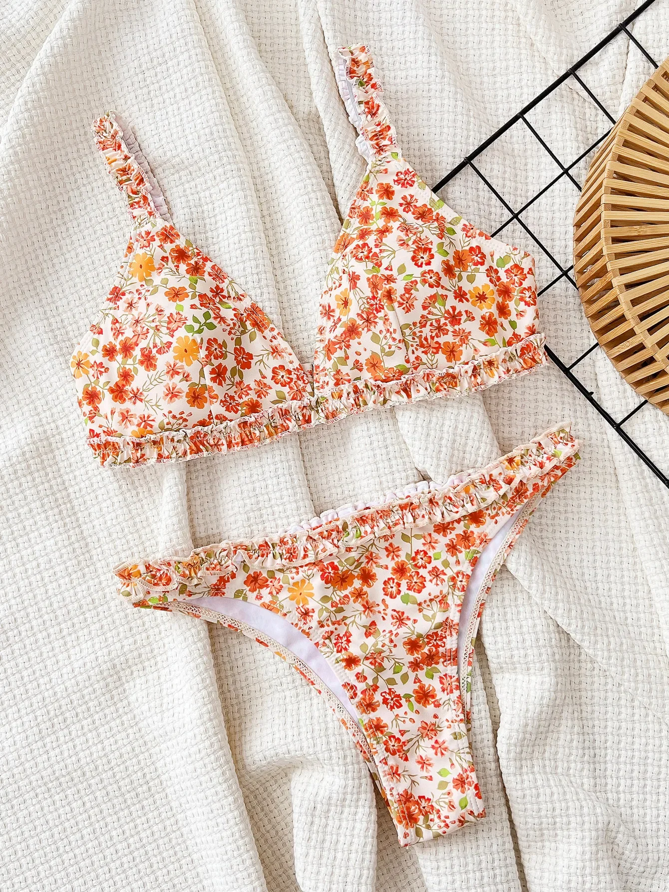 

2024 New Sexy Print Bikini Set Women's Swimsuit Two Piece Swimwear Bathing Suit for Women