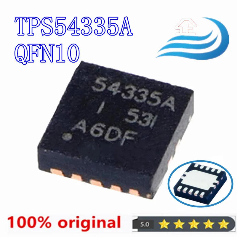 

Original TPS54335ADRCR TPS54335 54335A screen printed 54335A buck chip VSON10 switching regulator