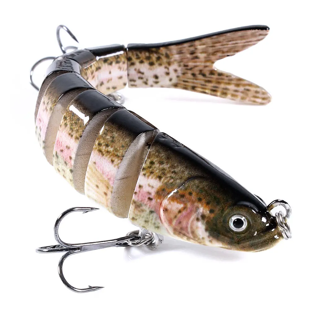 11g Tonące Woblery Przynęty Wędkarskie Przegubowe Crankbait Swimbait 8 Segment Twarda Sztuczna Przynęta Bass Lake Sea Fishing Tackle Lure