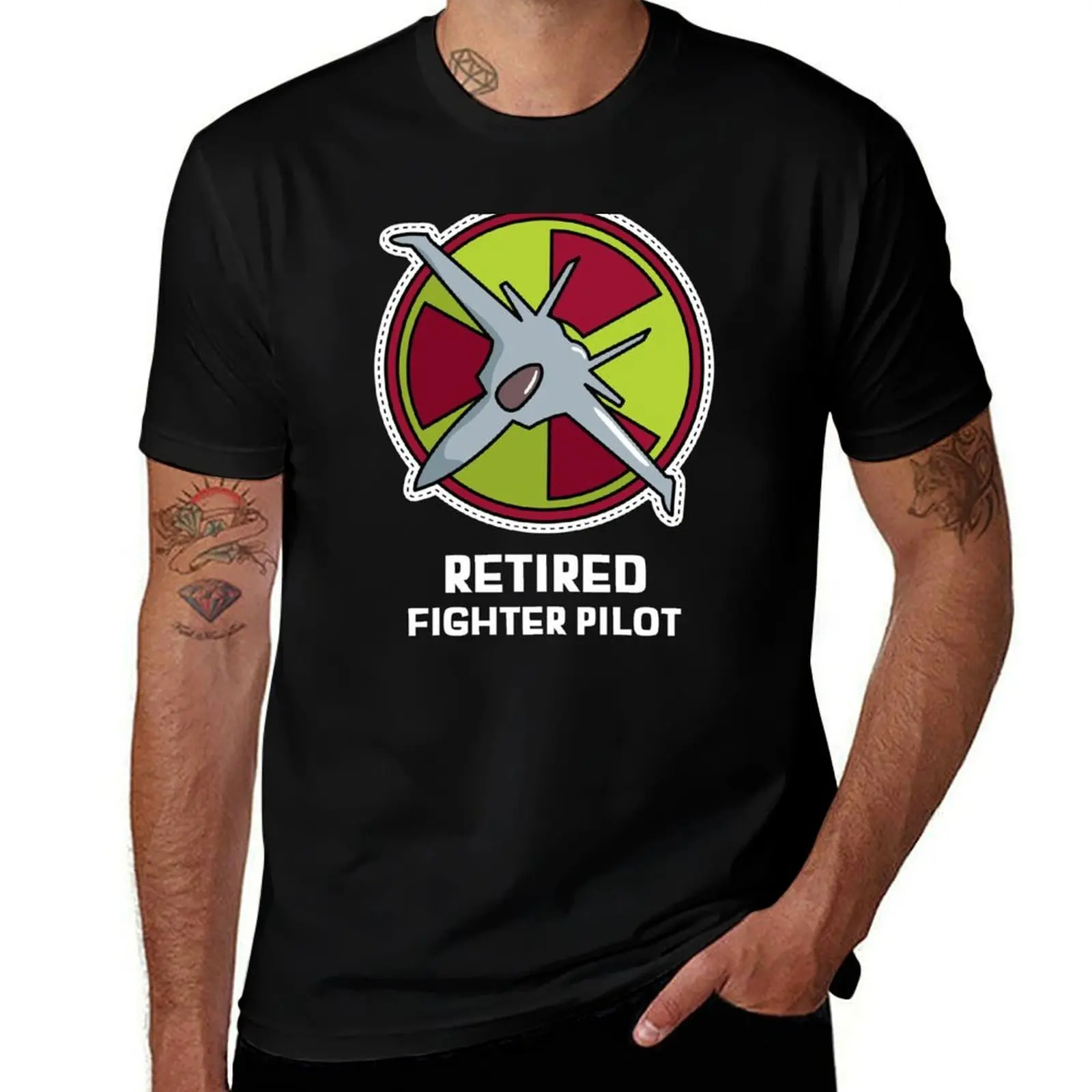 

retired fighter pilot fighter pilot T-Shirt funny gifts topping vintage T-shirts oversize funny t shirts men