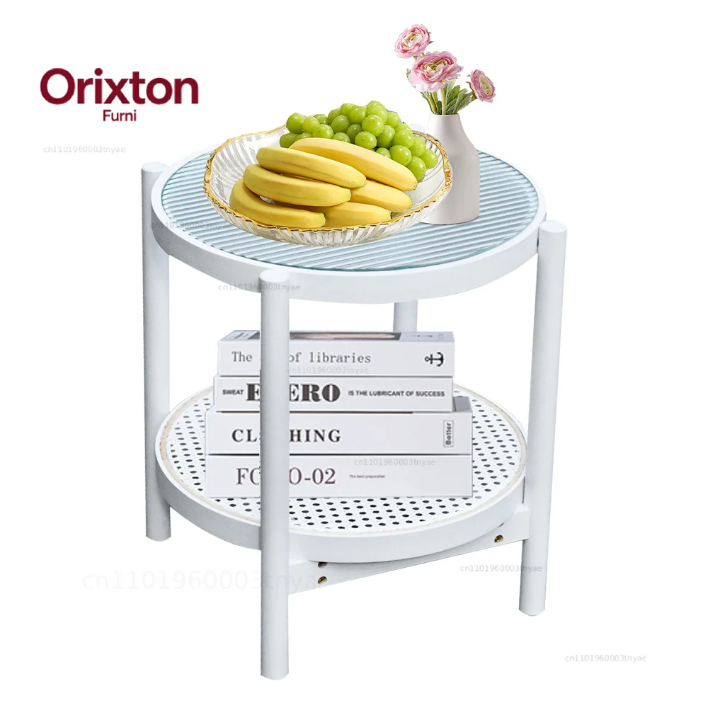 //Modern Round Bamboo Side Tables Are Sturdy And Durable Use Coffee Tables And The End Tables Are Easy To Assemble.