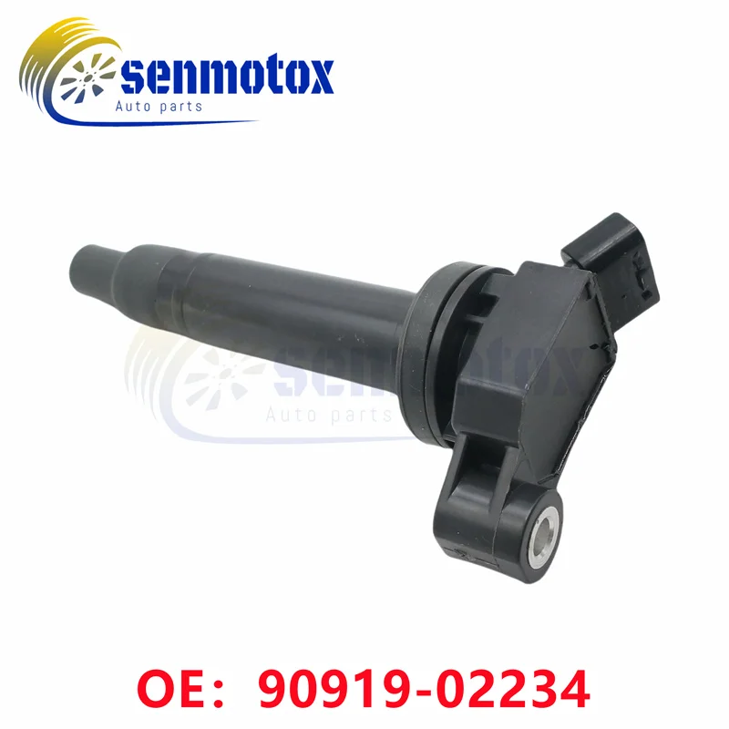

90919-02234 Ignition Coil 90080-19016 UF267 For Toyota Camry Avalon Highlander Sienna Lexus ES300 RX300 3.0L–4-Pin Pencil Type