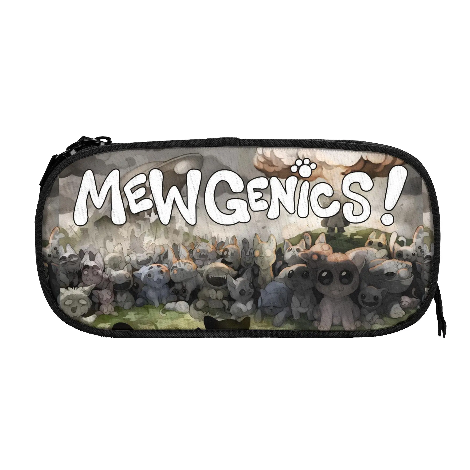 

Mewgenics Cartoon Animal Pencil Case New Pen Box Bags for Student Large Storage School Supplies Zipper Pencil Box