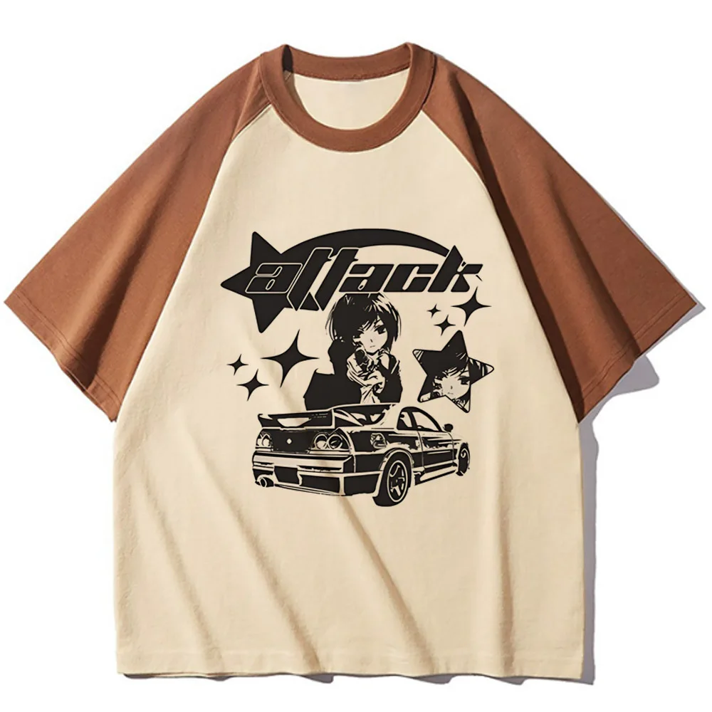 

Y2k Star Girl top women funny manga Y2K tshirt girl 2000s Japanese clothes