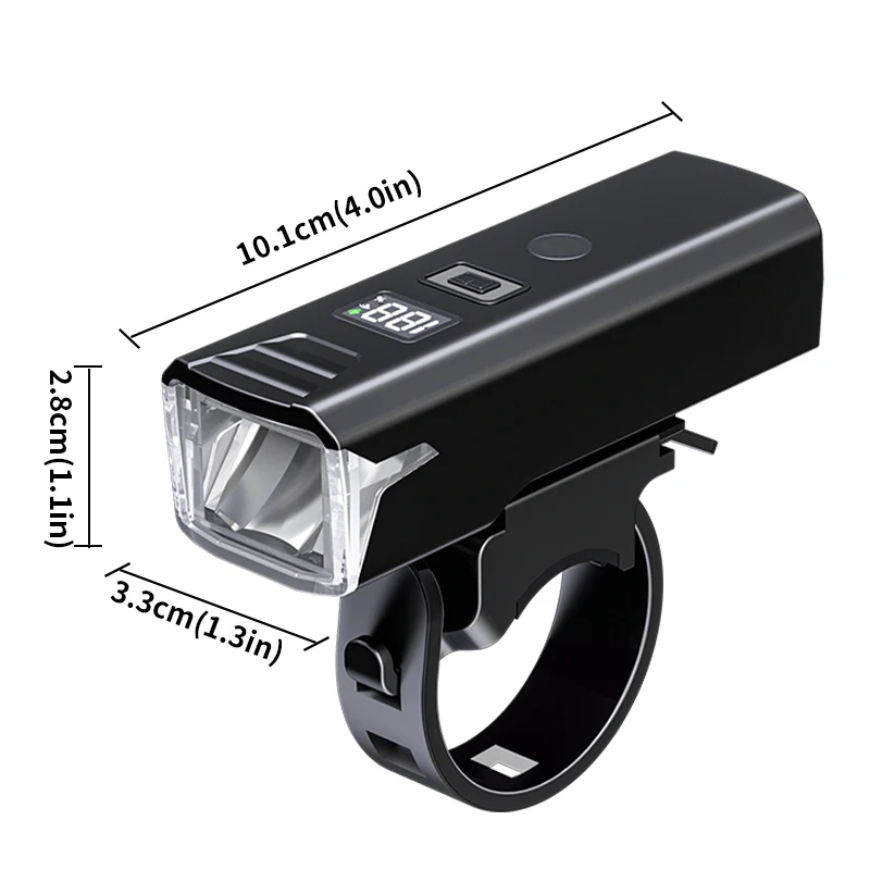 Bicycle Light USB Rechargeable Smart Sensor LED Bike Light 4 Modes MTB Bike Flashlight Bicycle Front Light for Outdoor Cycling