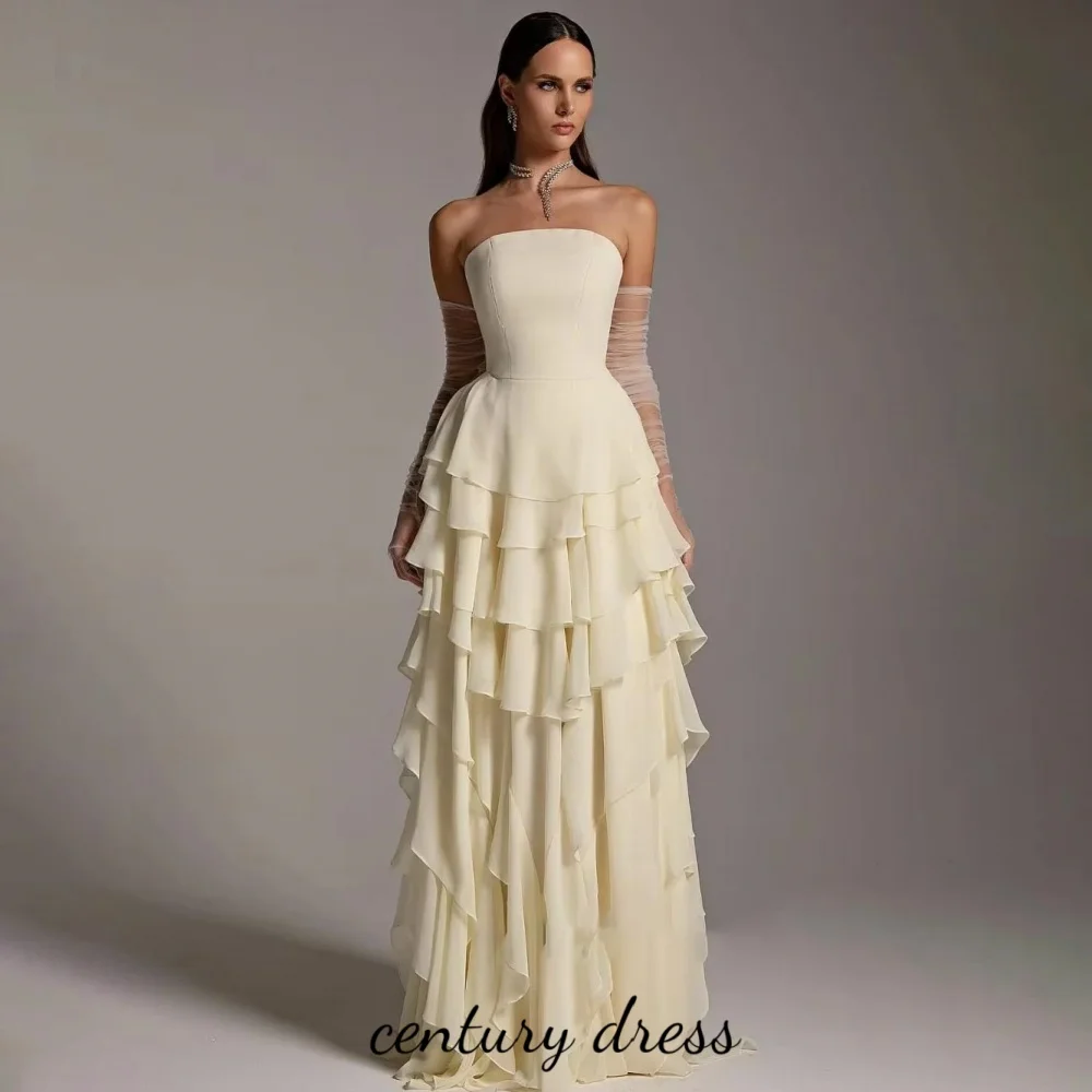 

Customized Exquisite Strapless A-line Ruched Evening Dress Charming Zipper Prom Dress Sleeveless Party Gown вечернее платье