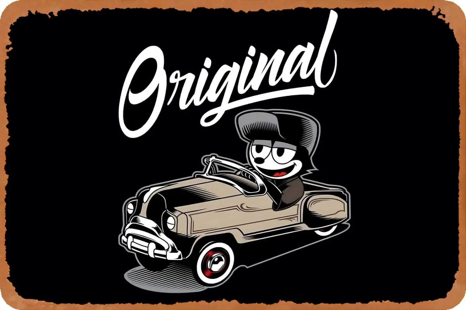 Bag of Tricks Comic 8x12 Inches Metal Sign Vintage Look, Dominic Wall Decor for Bars,Garage,Cafes,Pubs