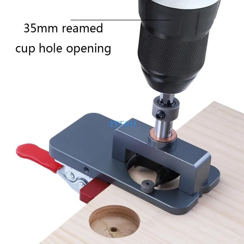 

E15A Door Drilling Guide 1set Woodworking Tools Woodworking Positioning Hole Opener
