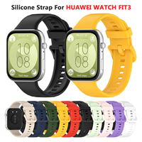 Silicone Strap For Huawei Watch Fit 3 Sport Bracelet Replacement Wristbands For Xiaomi Huawei Fit 3 Smart Watch Band Accessories