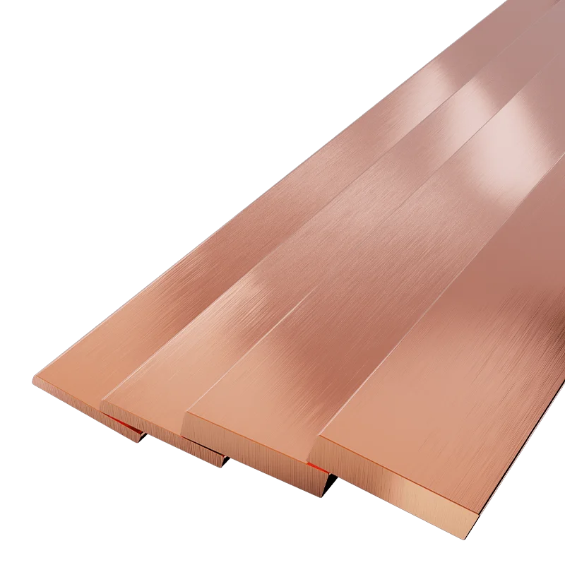 100-500 مم T2 بسبار نحاسي بسمك 0.5-60 مم، شريط أرضي مطلي بالقصدير، شريط نحاسي مسطح عالي التوصيل للكهرباء، قابل للتخصيص #4