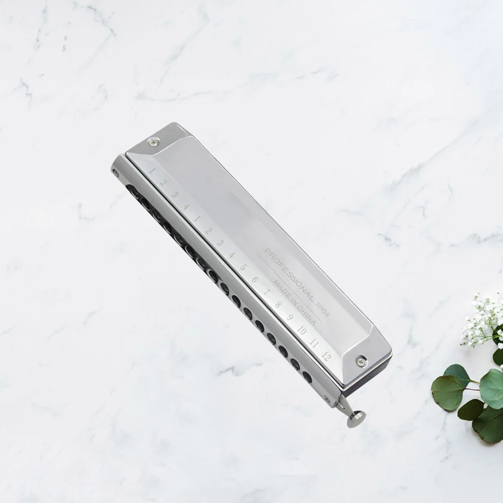 

16 Hole Harmonica Musical Instrument for Beginners Kids Adults Piano Scale Sound Non Deformation Airtightness