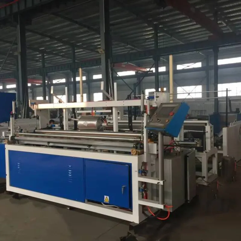 Toilet Paper Rewinder, Paper Rolling Equipment, Fully Automatic Embossing And Cutting Machine