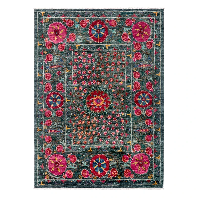 Persian pattern wool villa living room carpet