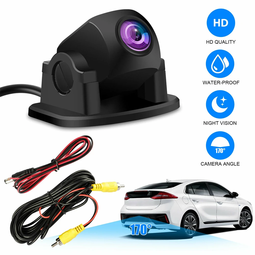 Universal 170 degrees Wide Angle 960P HD NTSC CMOS Car Backup Front/Side/Rear View Camera Car Parking Reverse Night Vision