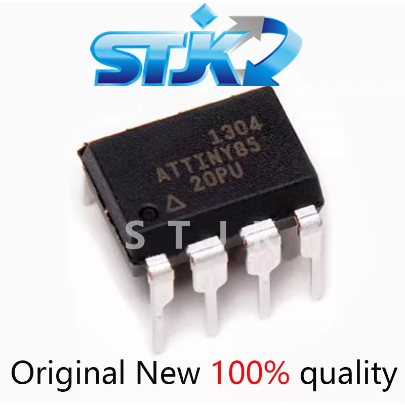 5pcs/lot ATTINY85-20PU ATTINY85 MCU 8BIT ATTINY 20MHZ 8 Pin DIP-8 ATTINY85 Microcontroller Integrated Circuit